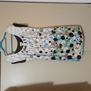 Robbie Bee Circles Cotton Dress Size 6